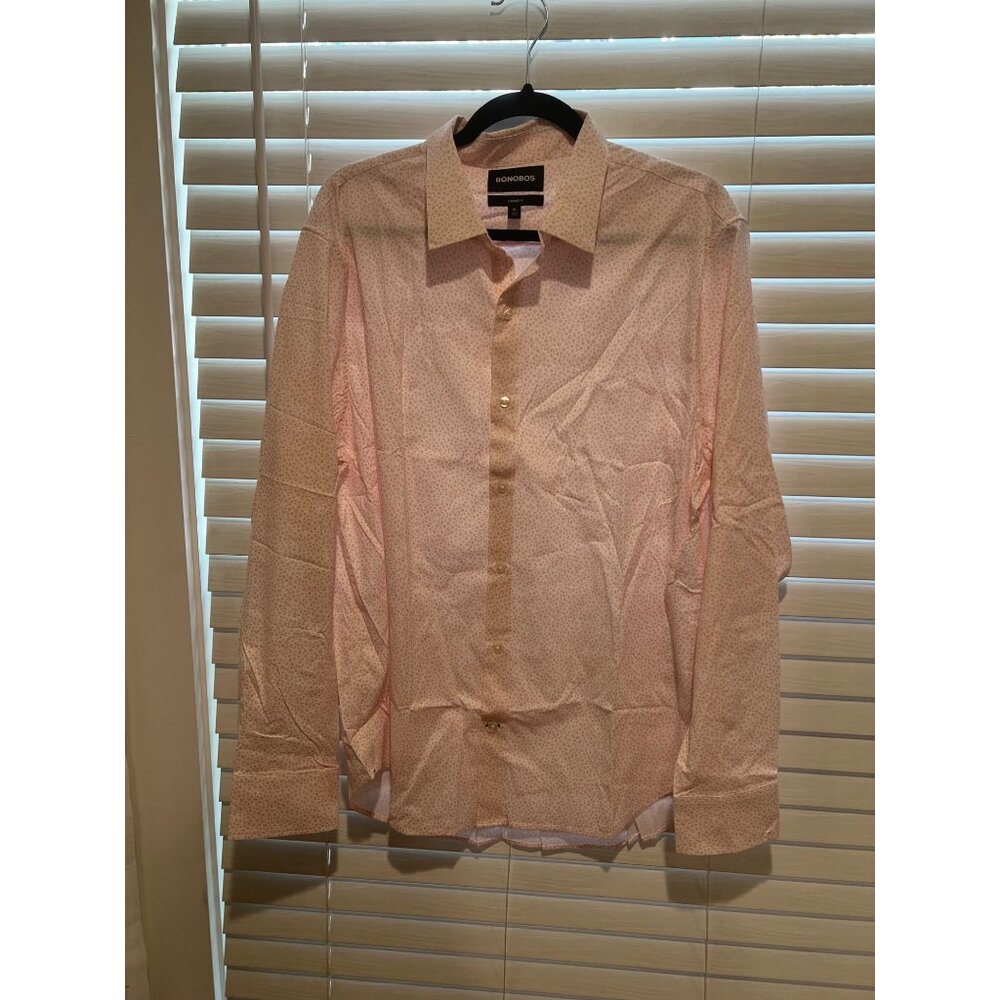 Bonobos Tech Long Sleeve Button Up Shirt NWOT - Size‎ XL - Picture 3 of 7